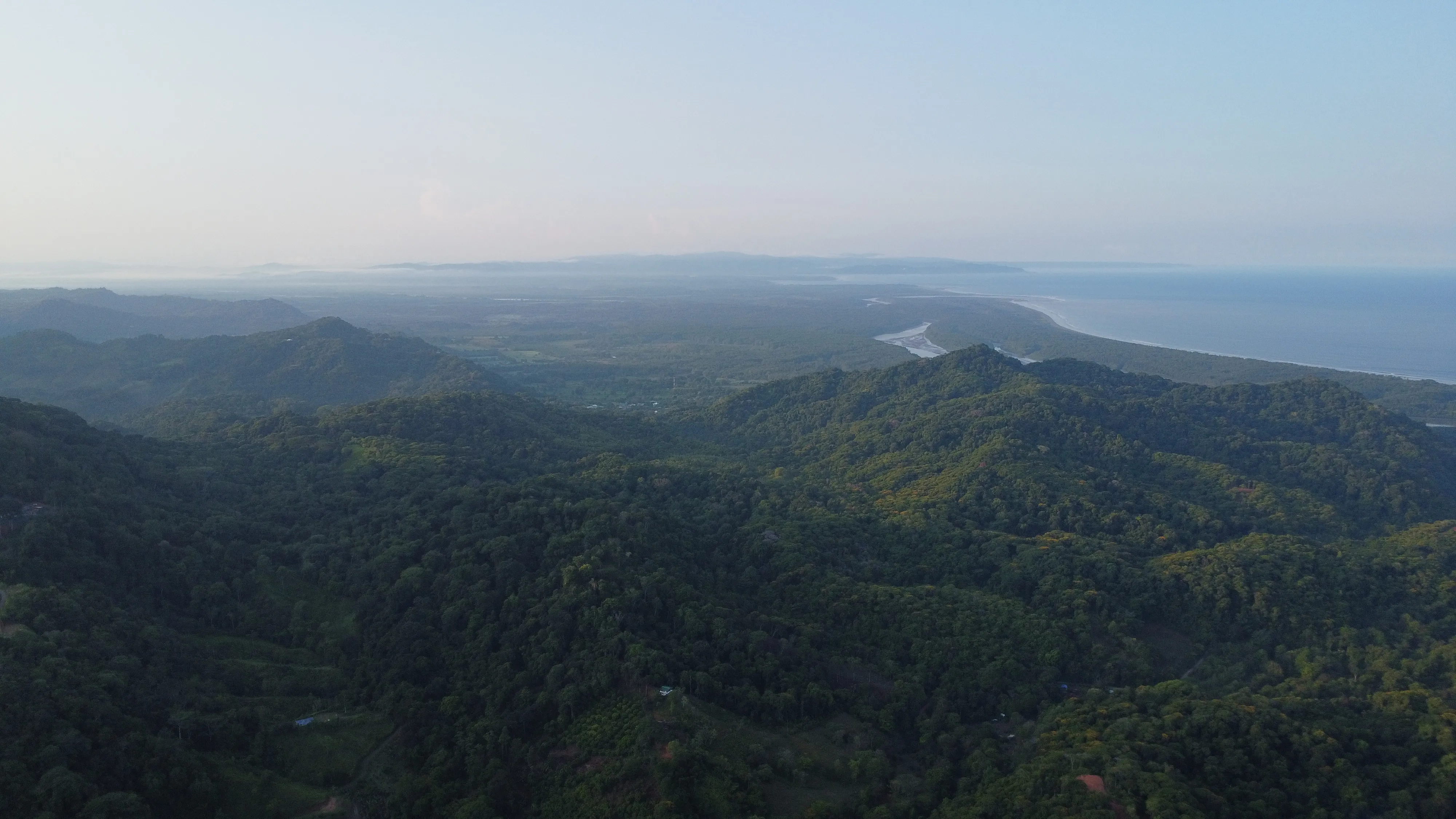 aereal view of the Osa canton