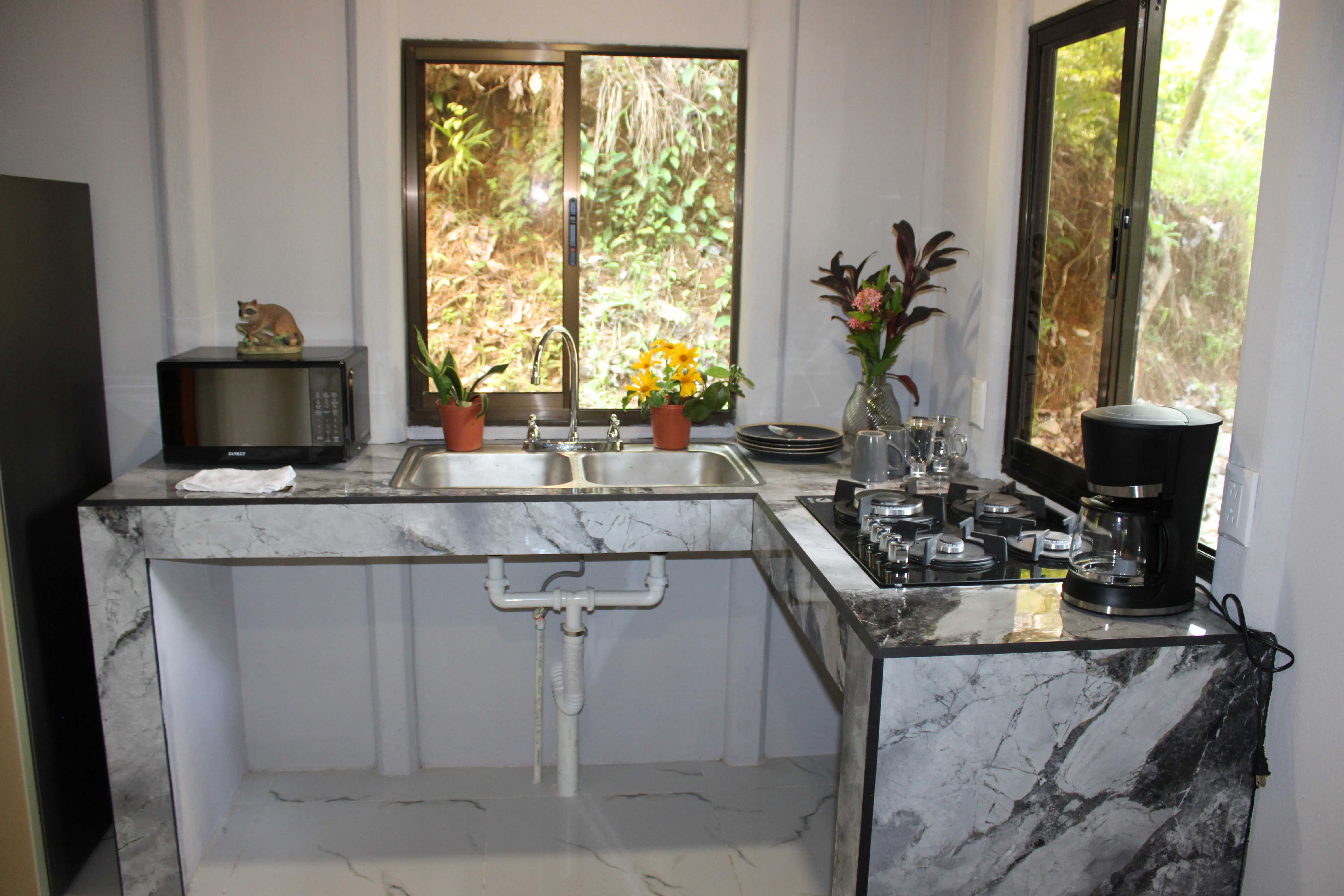 close view of the kitchen